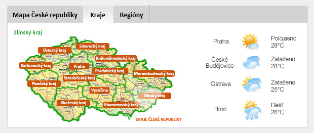 KRAJE ČESKÉ REPUBLIKY - Zlínský kraj