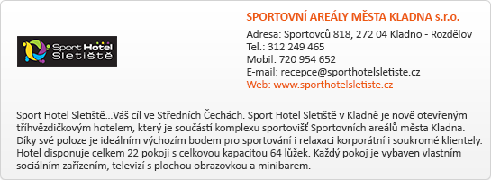 SPORTOVNÍ AREÁLY MĚSTA KLADNA s.r.o.