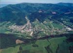 Dolní Bečva - letecký snímek obce