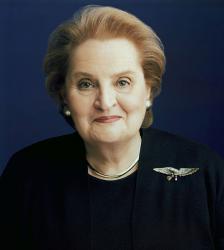 Madeleine K. Albrightová - bývalá ministryně zahraničních věcí USA