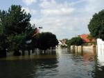 Vědomice - povodeň 2002